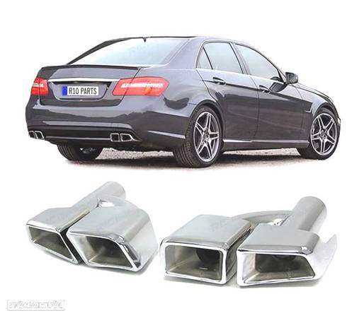 PONTEIRAS DE ESCAPE PARA MERCEDES W212 W221 W164 W166 LOOK AMG - 1