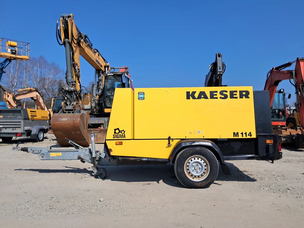 Kaeser m114  kompresor śrubowy kaeser m 114 / 10 bar / 15r! / m 100 122 atlas copco 2015