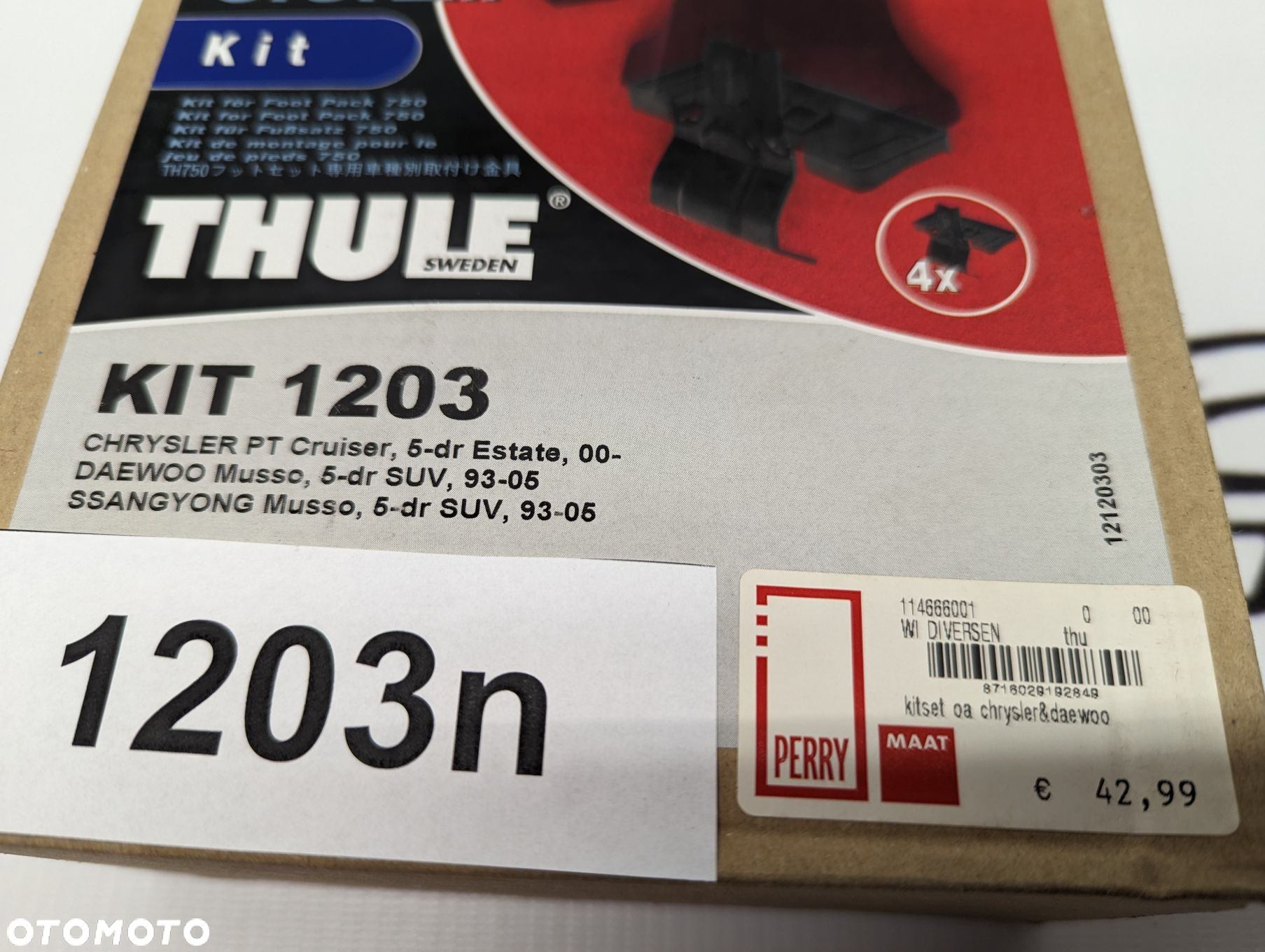 Thule kit 1203 lub 141203 kit dopasowujący - 2