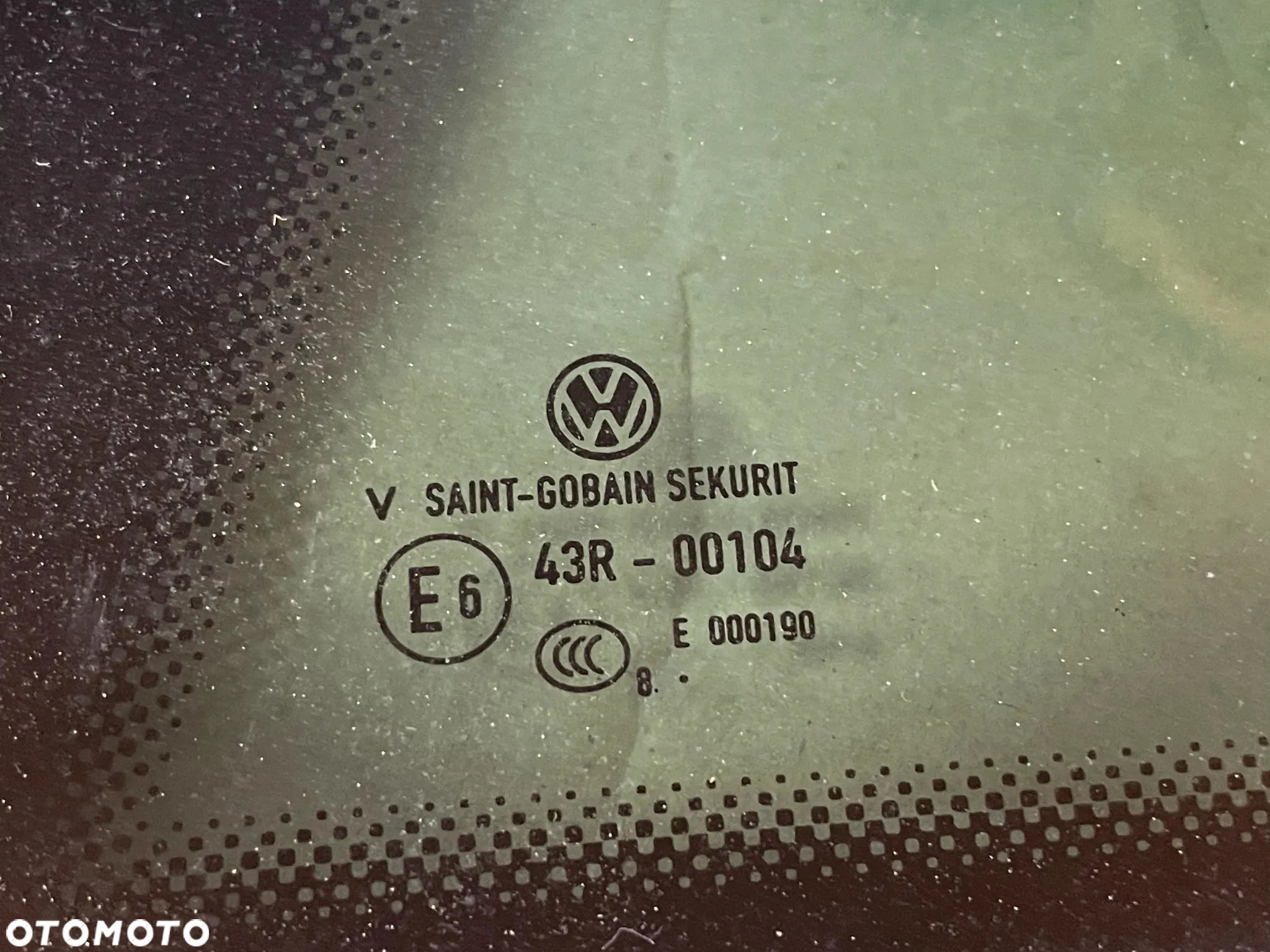 Szyba boczna karoseryjna Volkswagen Scirocco lewa prawa OE - 2
