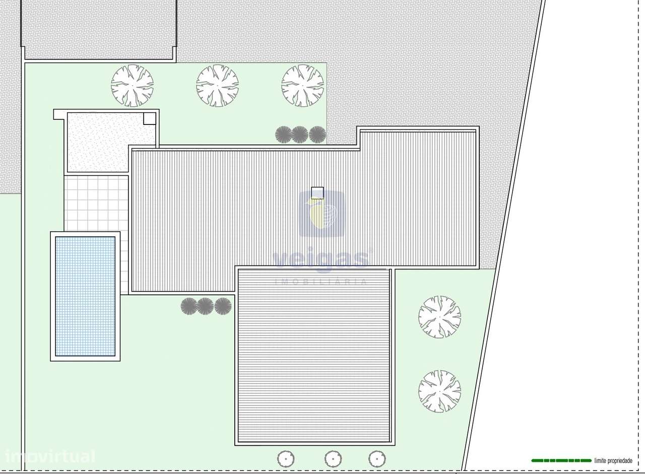 Moradia T3 térrea isolada nova com piscina em Pataias, a 10 km da Naza-9