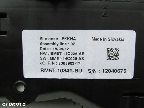 LICZNIK UK C-MAX MK2 FOCUS MK3 1,6 ECOBOOST 45 TYŚ - 4