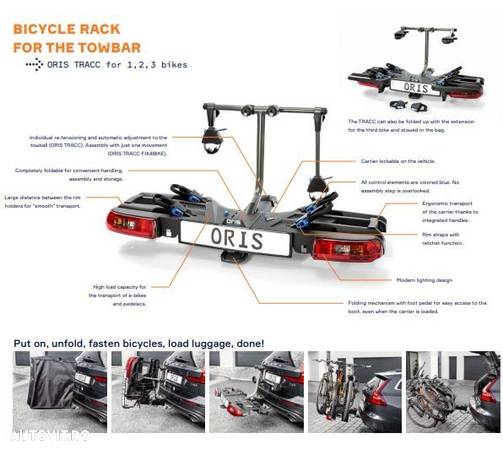 Suport 2 biciclete Oris Tracc - 2