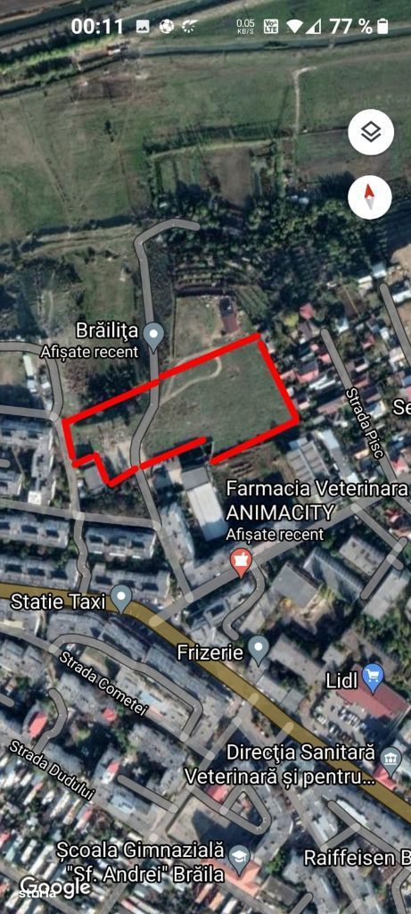 Oportunitate! Teren intravilan de vanzare 10.000 mp in mun Braila