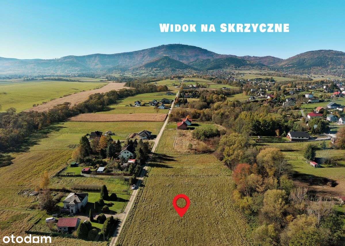 Duża działka z widokiem na góry w Lipowej!-0