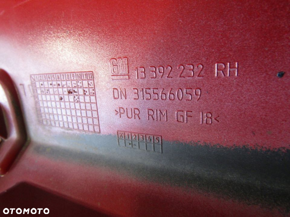 Listwa progowa prawa Opel Astra J IV GTC OPC 12- - 6