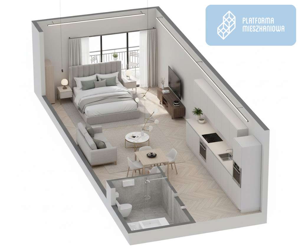 ✅Gotowe - balkon 5,80m2 ✅ Park Olszyna promocja 0% - Pełny obrazek: 5/9