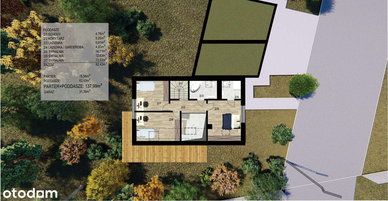 Sprzedaż domu do własnej aranżacji, 25 min od Warszawy - Pełny obrazek: 5/6