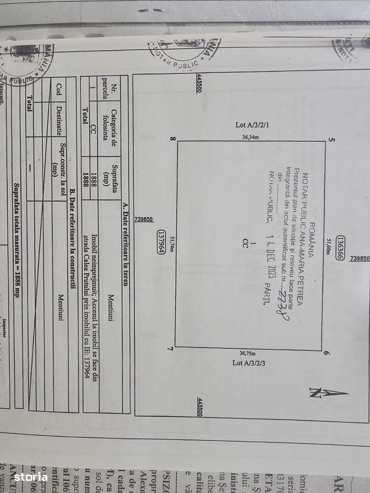 De inchiriat – Teren intravilan 2.077 mp, stradal – zona industriala - Imagine principală: 2/3