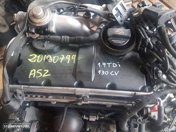 Motor SEAT ALHAMBRA (7V8, 7V9) 1.9 TDI 130CV | 06.00 - 03.10 Usado REF. ASZ - 1