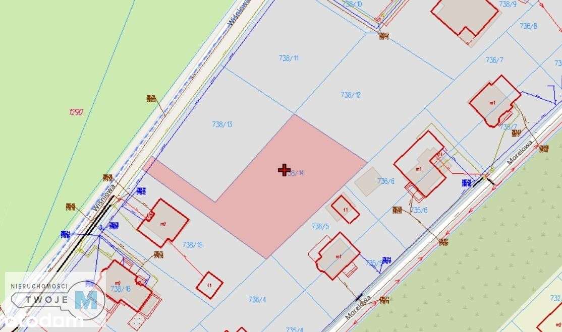 Piękna działka bud. uzbrojona WiśniowaKostomłoty I-1