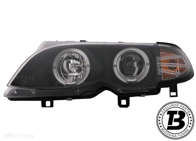 Faruri LED Angel Eyes compatibile cu BMW Seria 3 46 - 6