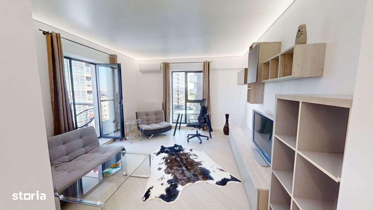 Apartament 3 camere de inchiriat in Pipera *Cortina North* Tur virtual