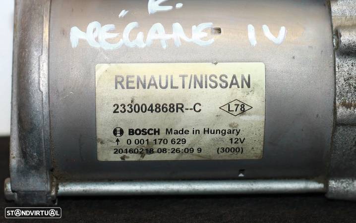 MOTOR DE ARRANQUE RENAULT MÉGANE IV - 4