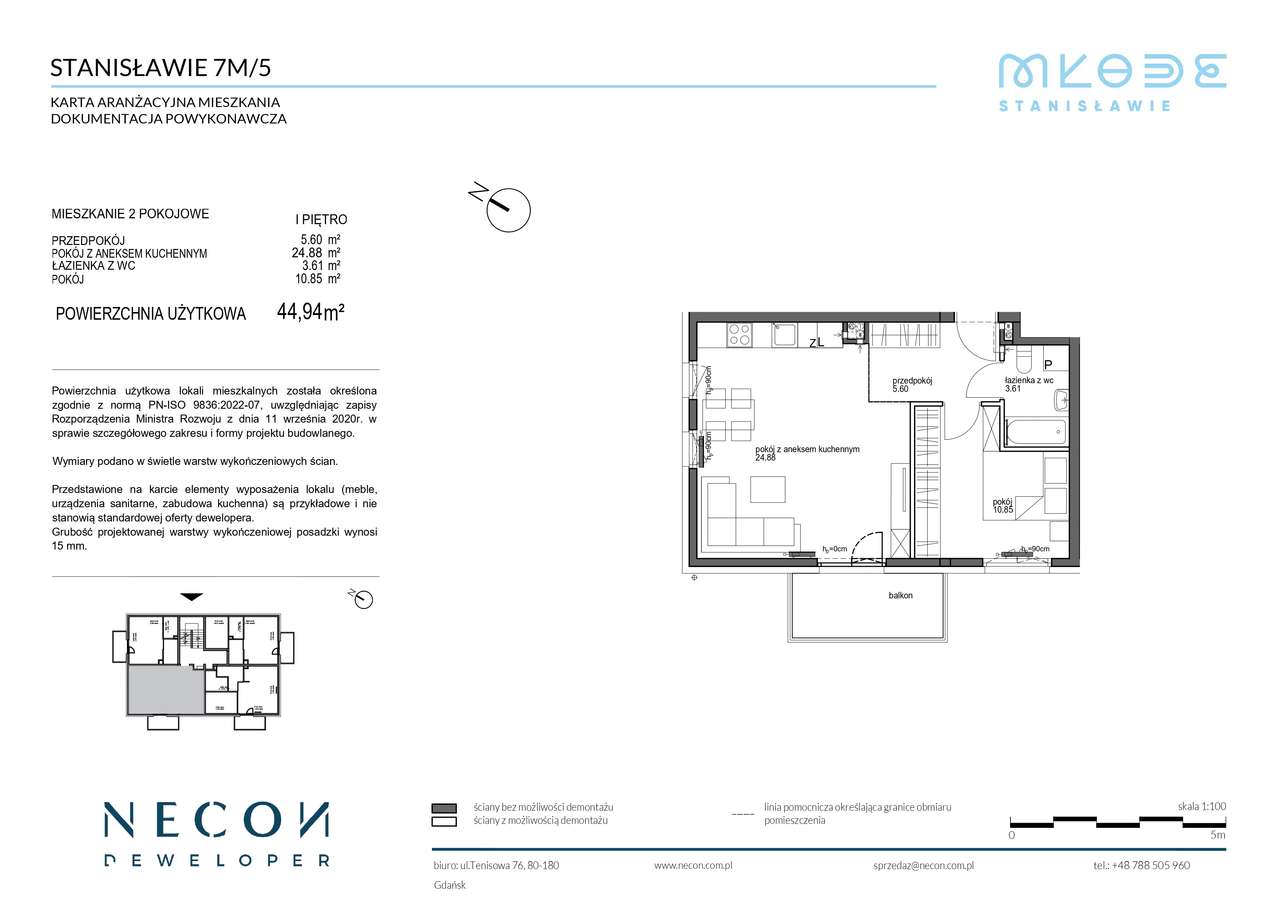 2-pokojowe GOTOWE DO ODBIORU Młode Stanisławie B12_5 - Pełny obrazek: 3/8