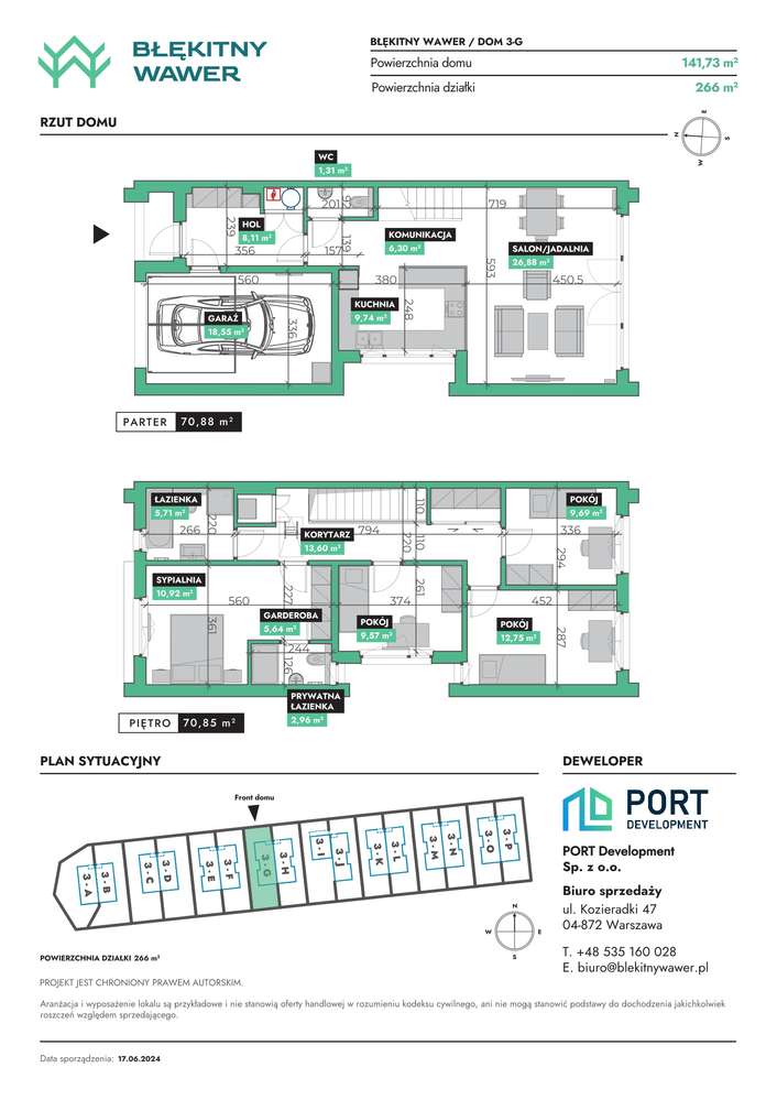 Błękitny Wawer | 3 etap | dom 3_G z gotowym ogrodem-REZERWACJA - Pełny obrazek: 2/7