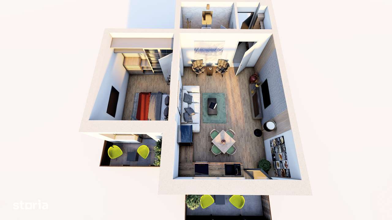 Apartament 46mp, 75 440€, parcare inclusa, Subcetate City2,Dezvoltator-9