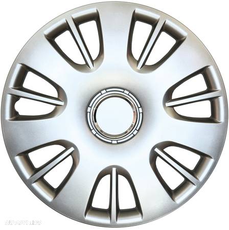 Set capace roti 15 inch tip Opel, culoare Silver 15-312 - 1