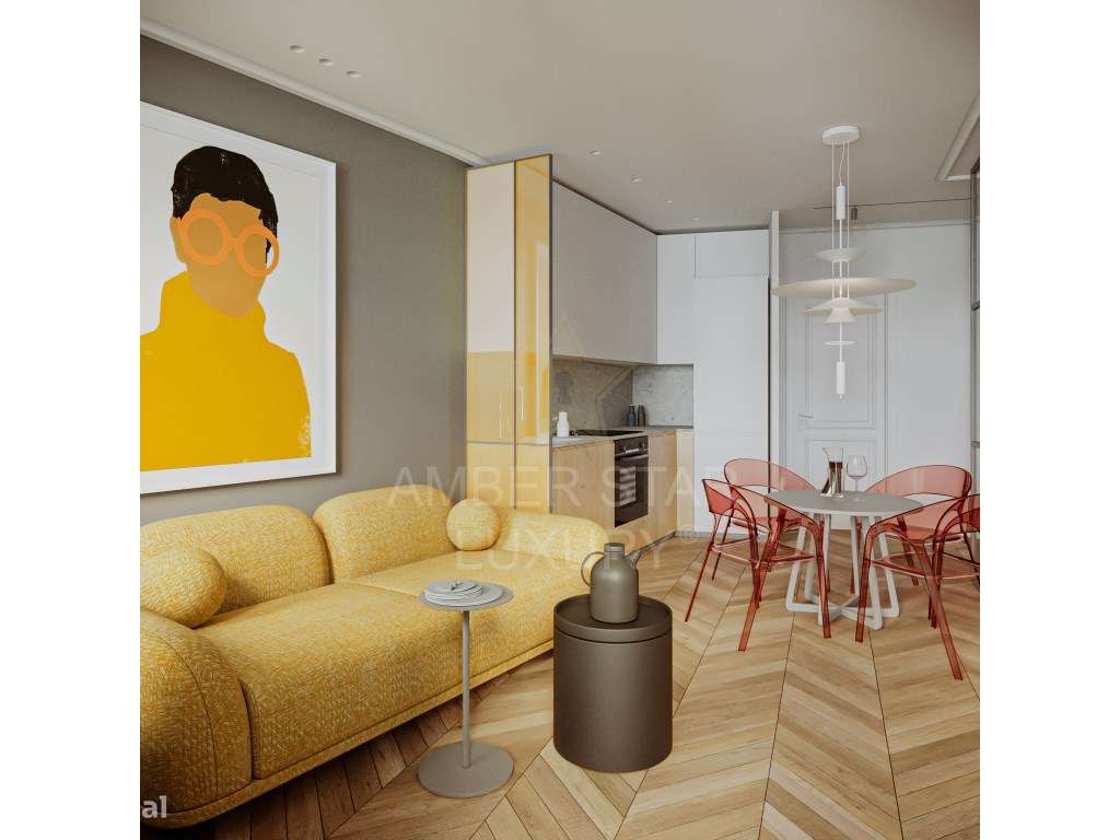 Apartamento T1 de 57m2 na Rua do Comércio do Porto - Grande imagem: 4/5