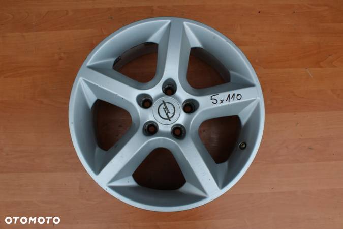 FELGA ALUMINIOWA OPEL VECTRA C ASTRA H ZAFIRA B SIGNUM 17 CALI OPEL 5×110 ET39 - 1