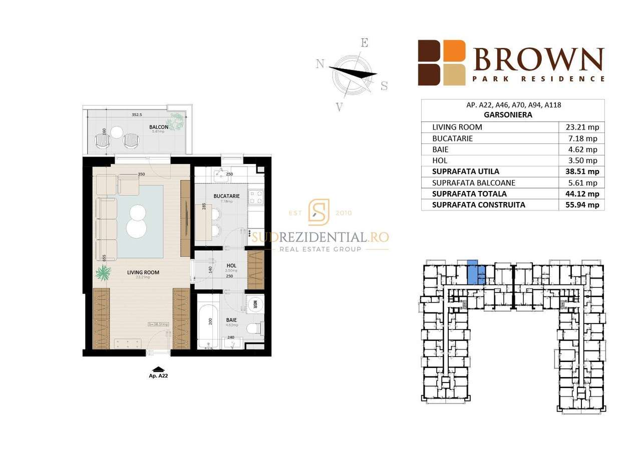 Garsoniera finisata modern, imobil stradal Bd.Metalurgiei, Comision 0% - Imagine principală: 4/20