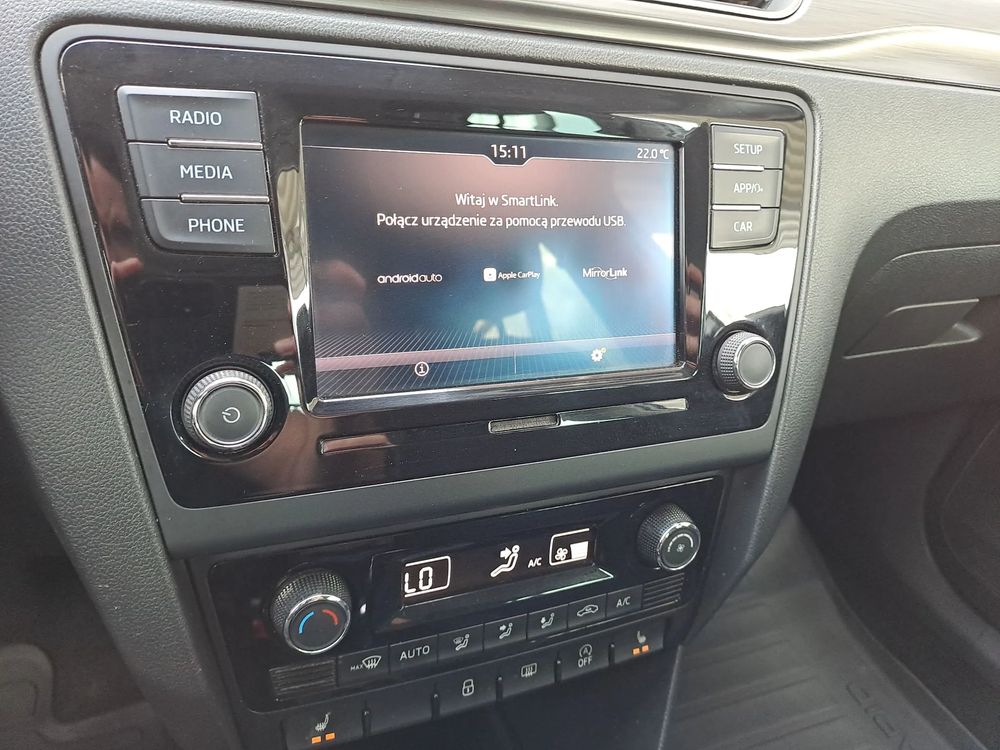 SKODA RAPID 1.0TSI 110KM Style Kamera SmartLink Salon Grzane fotele PL ASO VAT23%