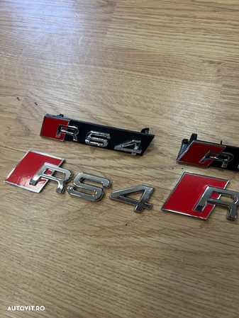 Emblema grila Audi negru lucios Embleme RS4 RS5 RS6 RS7 preturi in descriere Embleme audi capace roti audi comanda doar pe whatsup - 6