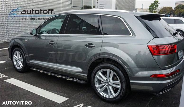 Praguri laterale Audi Q7 4M (2015+) trepte aluminiu NEW - 10