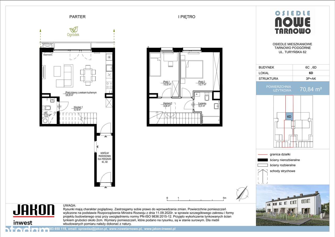Nowe Tarnowo | mieszkanie 3-pok. | 6D - Pełny obrazek: 3/10