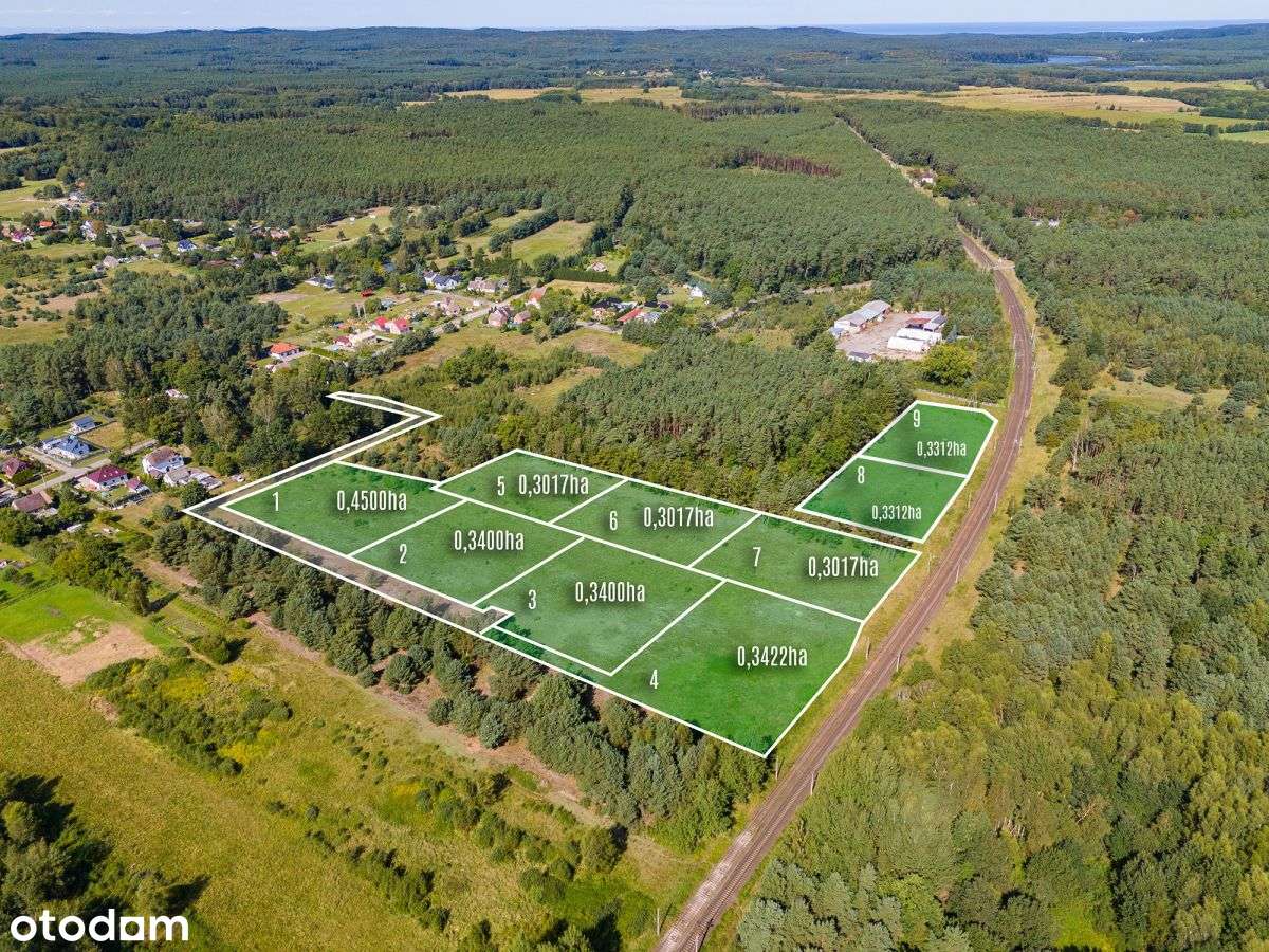 Wyspa Wolin - działki w otulinie lasu - Pełny obrazek: 5/10