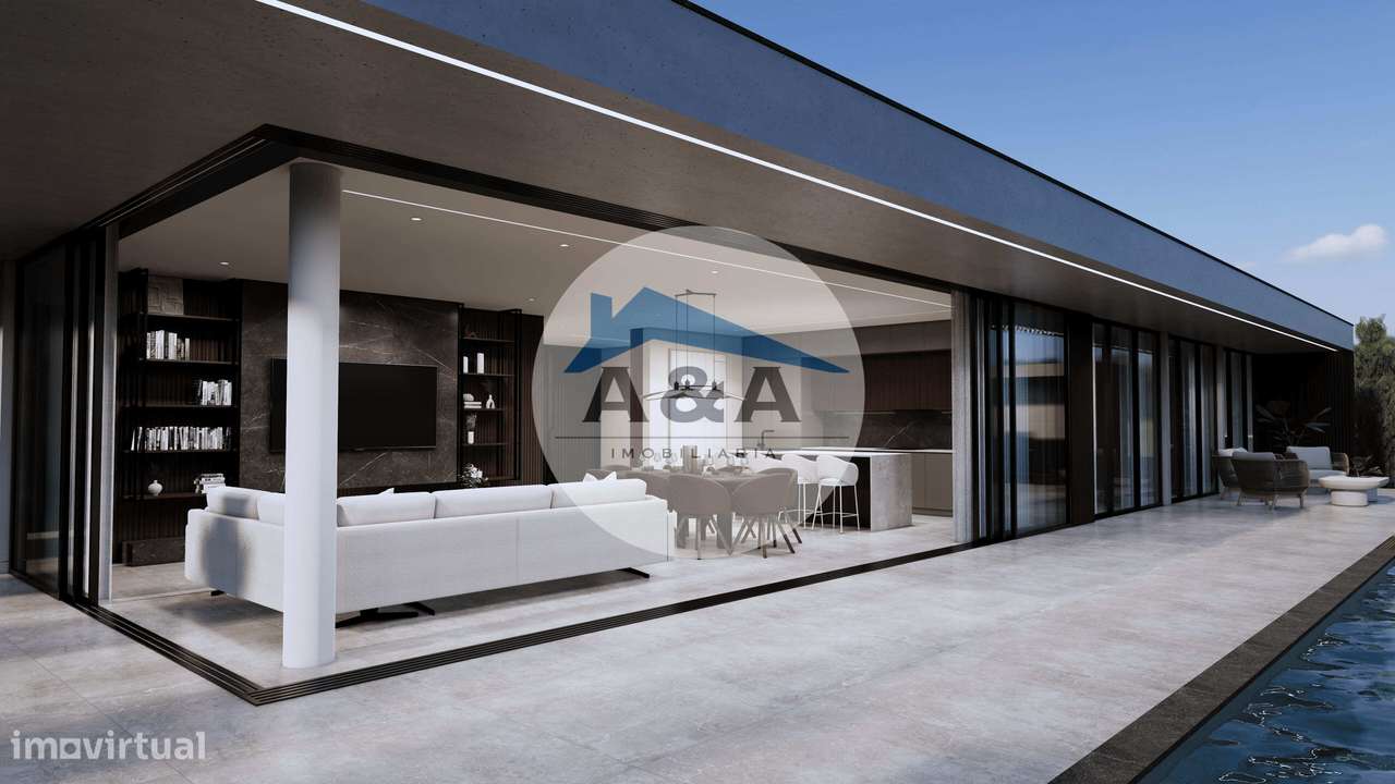 Elegância Térrea com Piscina e Vistas Panorâmicas - Alcobaça-8