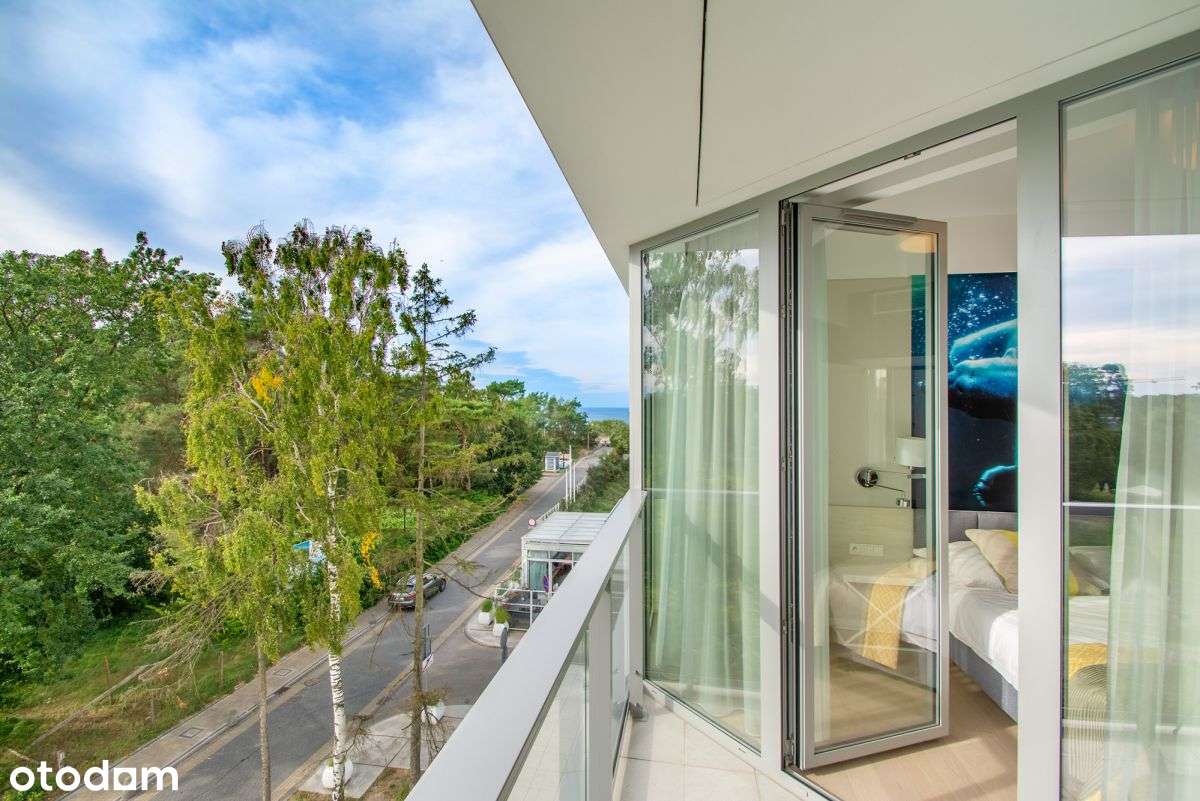 Zachodni apartament | boczny widok na morze | Dune-10