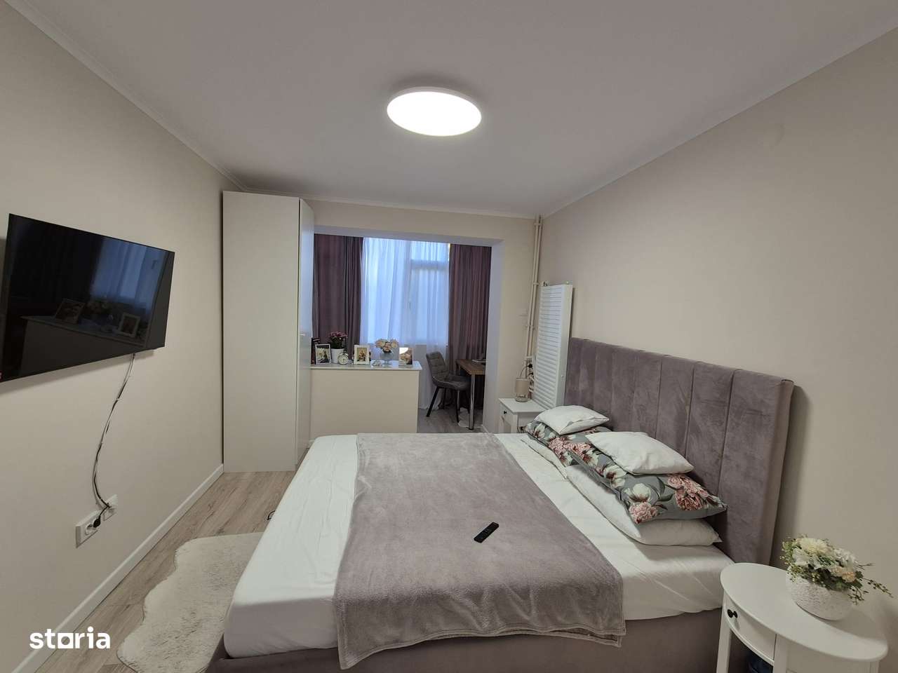 Gara-Parc 2 camere renovat complet, mobilat, utilat, etaj 1, gaze,-1