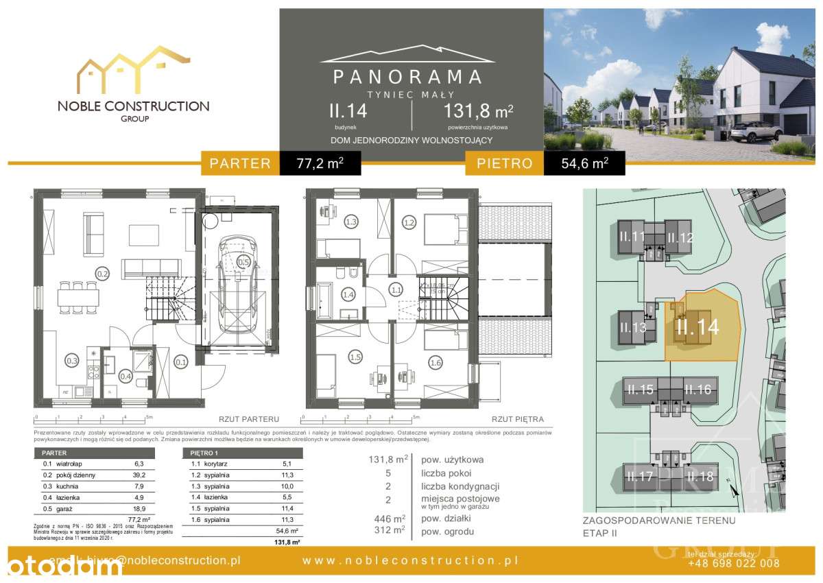 Dom woln. Ii.14_4 sypialnie 446m2 działka Gotowy-6