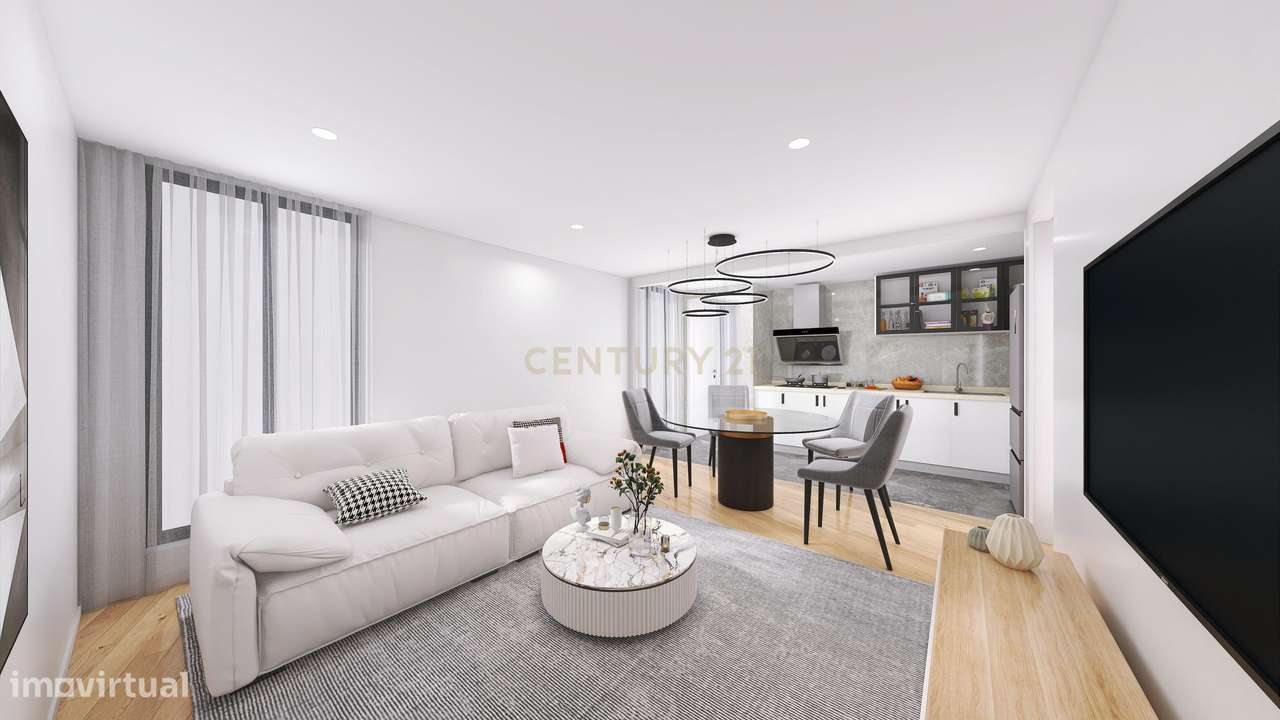 Apartamento T1 Kitchenette com 62 m2 na Ponte da Pedra — Gueifães, Mai - Grande imagem: 5/28