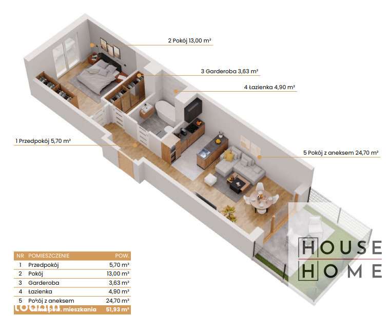 Nowy apartament na parterze z ogródkiem!-1