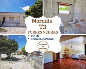 Moradia T3 em Torres Vedras - Excelente Oportunidade - Por recuperar