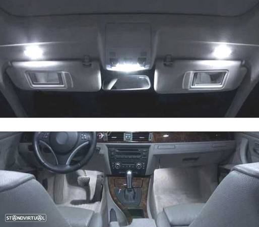 KIT COMPLETO 17 LAMPADAS LED INTERIOR PARA BMW SERIE 3 E91 318D 335D 320D XDRIVE 330XI 330I 318I 335 - 2