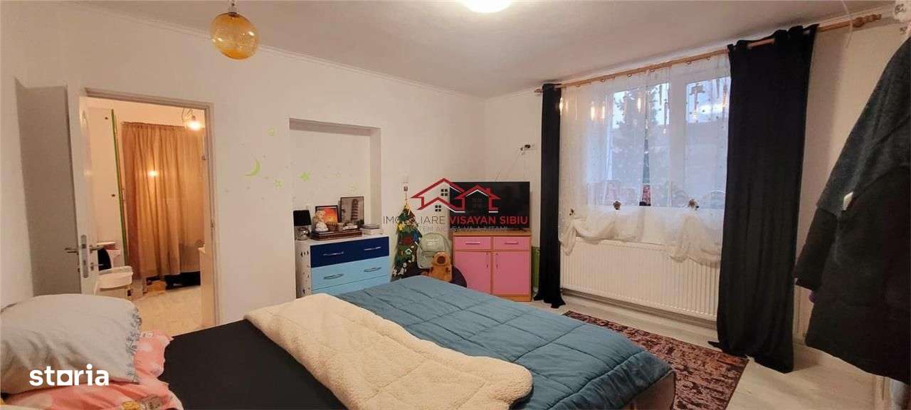 apartament spatios la casa cu gradina,Cisnadie,comision 0-5