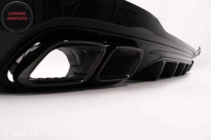 Difuzor pentru bara spate Mercedes C Class W206 S206 Sport Line (2021+) C63 Design- livrare gratuita - 5