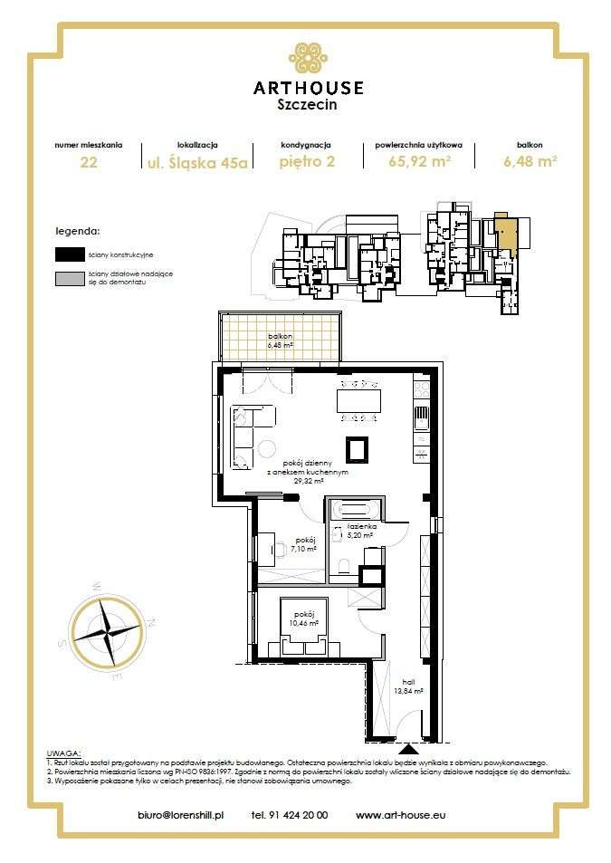 3-pokojowe mieszkanie w prestiżowym projekcie - Pełny obrazek: 2/7