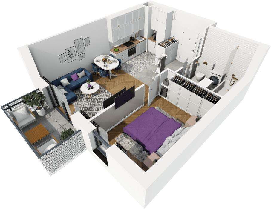 Nowe 2 pok./ cicha okolica/ Szafirowa-10