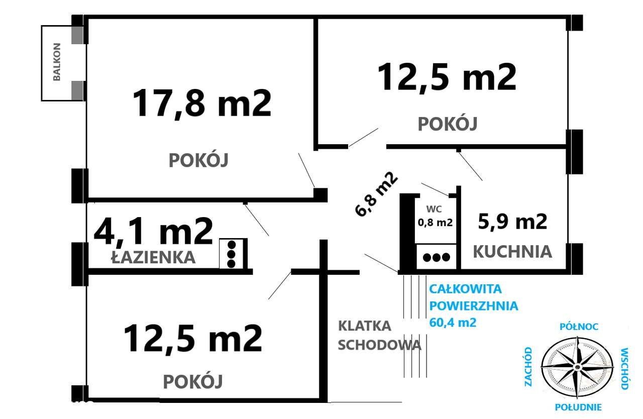 3 pokojowe mieszkanie-13