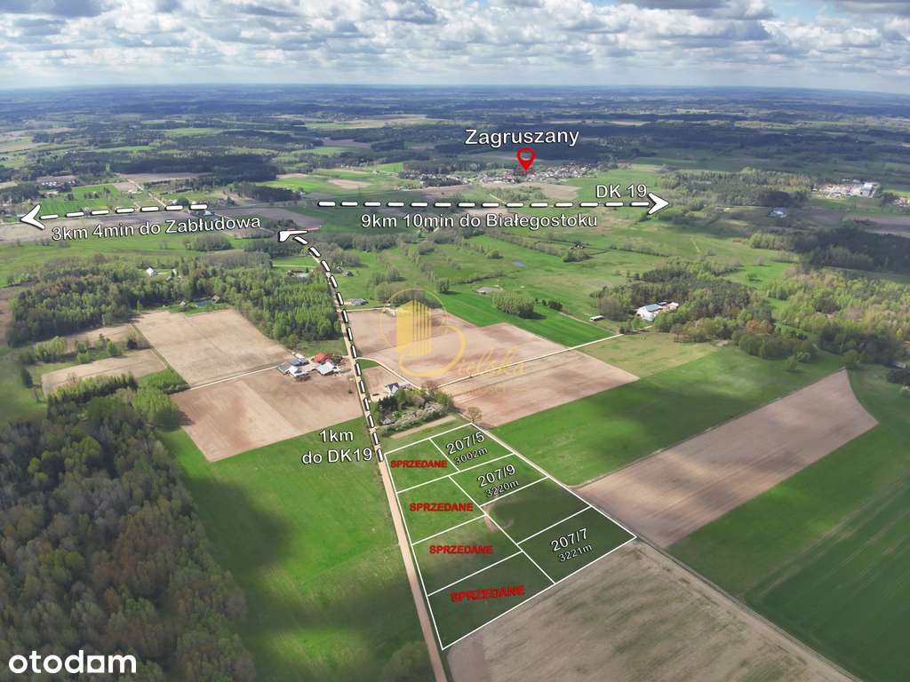 Działka pod siedlisko 10 min od Białegostoku-1
