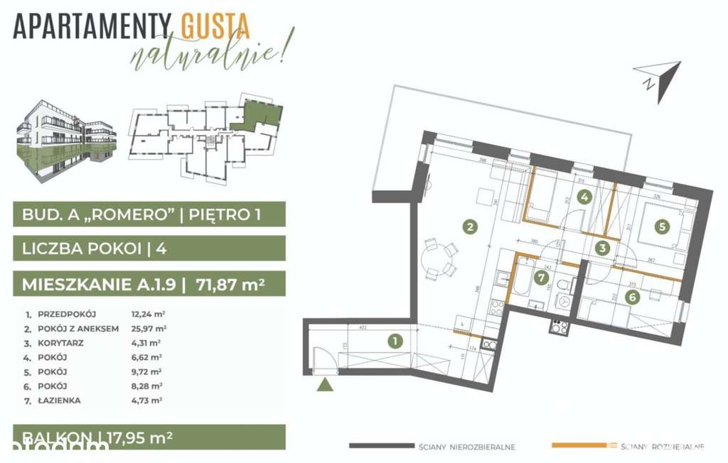 mieszkanie 4 pokojowe z tarasem -gotowe do wejścia-19