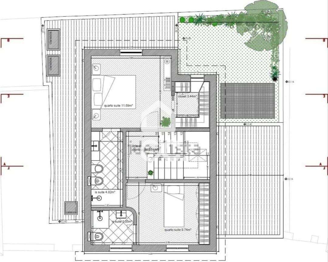 Moradia com projeto aprovado para T4 de luxo, na Foz Velha, com garage-39