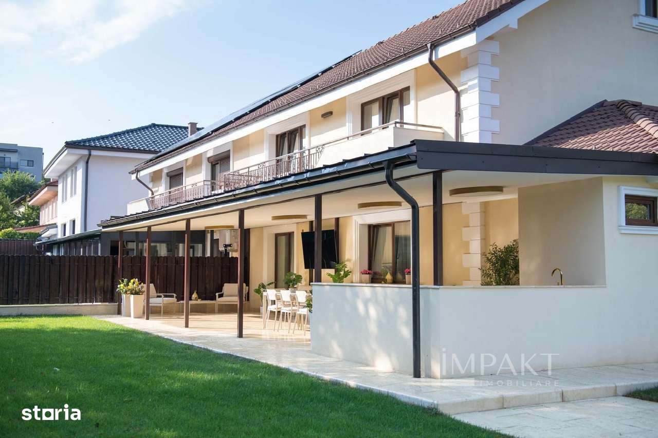 Casa de lux cu piscina, 5 camere, Borhanci – inchiriere - Imagine principală: 2/20