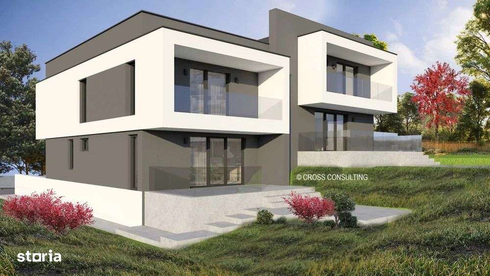 Casa cuplata cu 4 camere, 120 mp utili, teren 320 mp, garaj, Dezmir - Imagine principală: 4/5