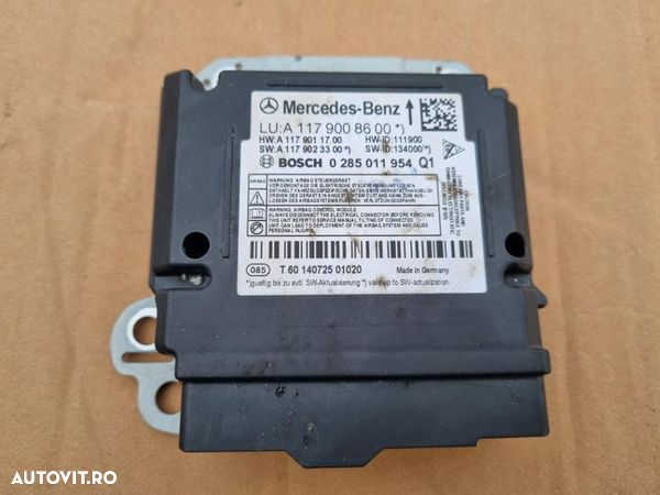 calculator airbag cod a1179008600 mercedes gla, cla, a class, b class - 1