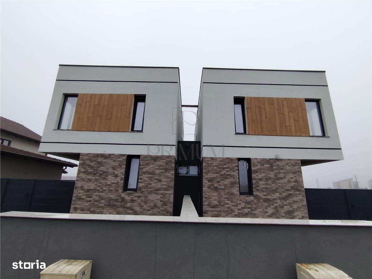 Duplex modern - separat prin camera tehnica - teren generos. - Imagine principală: 2/4